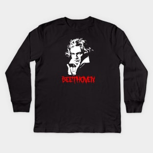 Beethoven is Metal Kids Long Sleeve T-Shirt